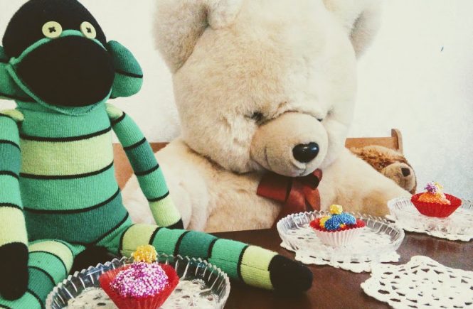 DIY Lollies und Cupcakes für die Puppenküche