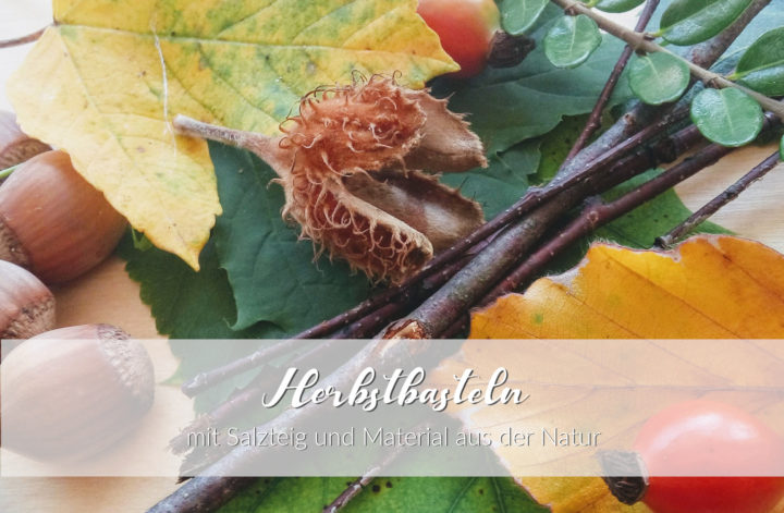 Herbstbasteln mit Salzteig