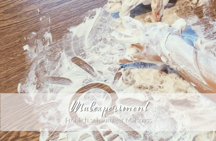 Malen mit Rasierschaum