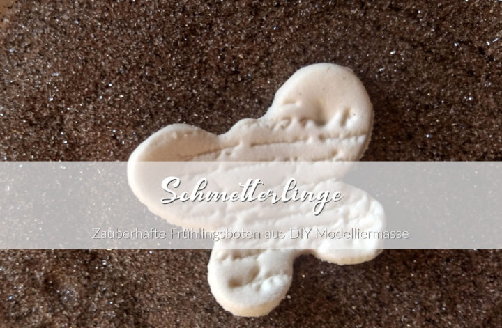 Schmetterlinge aus Modelliermasse