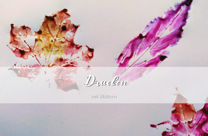 Drucken mit Blättern