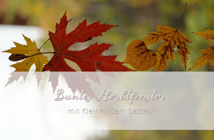 herbstliche Fensterdeko