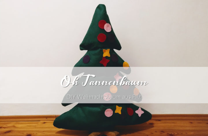 Weihnachtsbaum aus Filz nähen