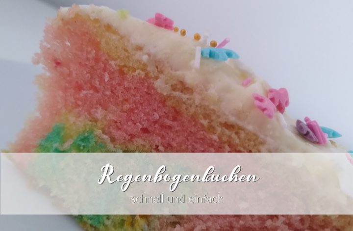 Regenbogenkuchen